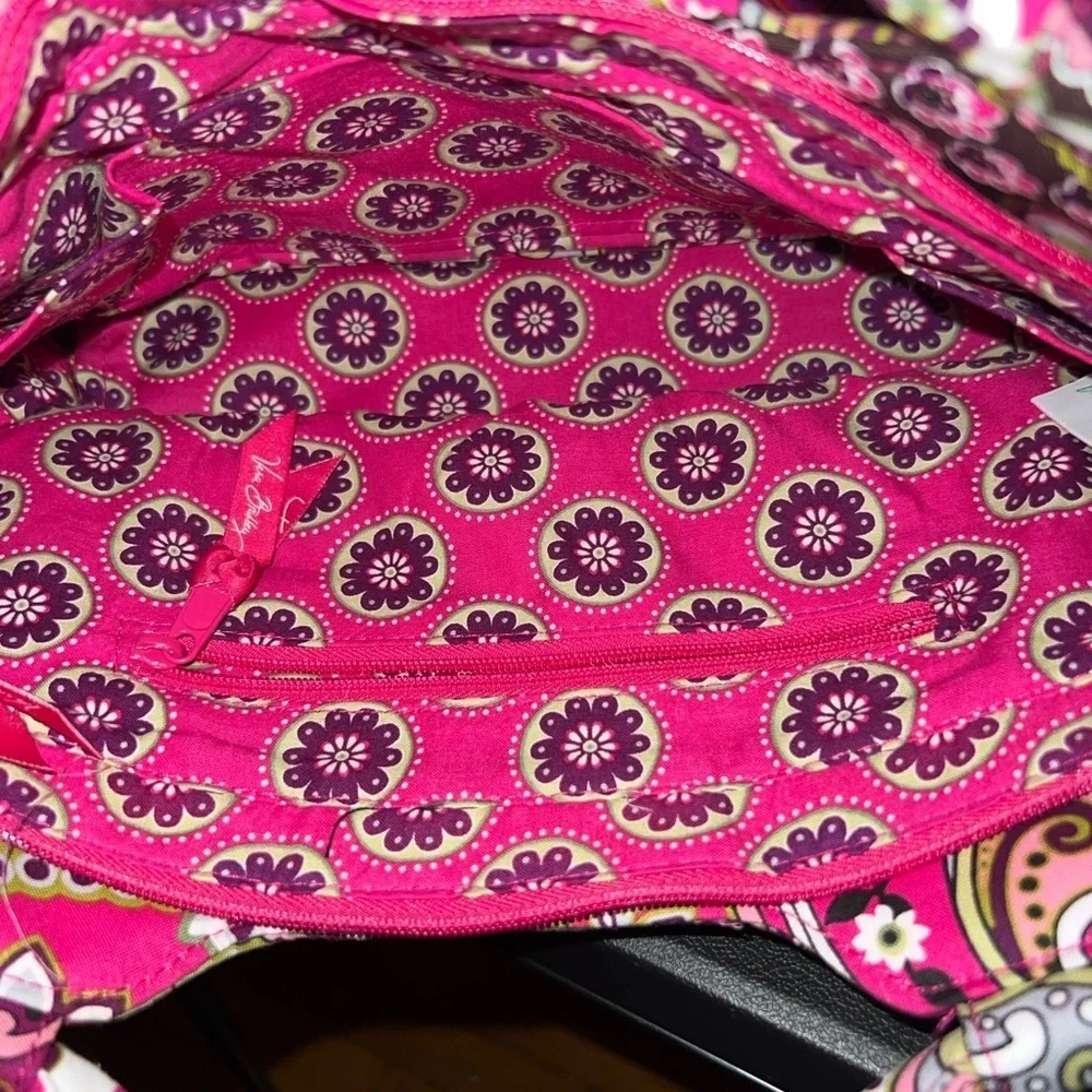 Vera Bradley Fuchsia and Plum Floral Design